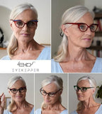 Eyekepper 5-pack Cat Eye Reading Glasses Cute Reader for Women 2.75