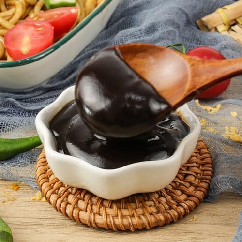 SXET Sweet Bean Sauce, 300g/10.58oz Sweet Bean Paste, Sichuan Sweet Seasoning for Cooking, Pancakes, Salads 甜面酱 (1 Can)