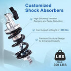 BlessReach Economy Knee Scooter, Steerable Knee Walker, Foldable Knee Scooters for Foot Injuries Adult Best Crutches Alternative，Knee Scooter for Adults Black