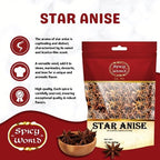 Star Anise 14 Oz Bulk Bag | Premium Quality Whole Pods | Chinese Star Anise Pods - Perfect for Flavorful Dishes | Great for Baking & Tea by Spicy World