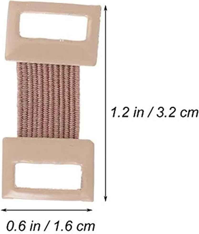 20Pcs Skin Color Elastic Bandage Clips Replacement Elastic Bandage Wrap Stretch Metal Clips Fixation Clamps Kit Hooks for Various Types Bandages