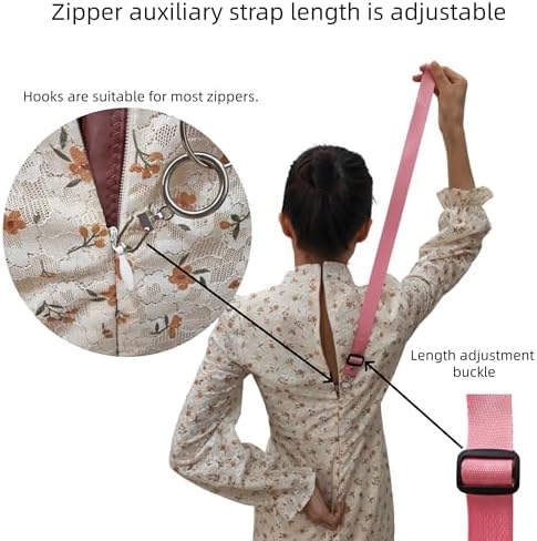 Dress Zipper Pull Helper | Zipper Puller Helper | Zipper Helper(Pink)
