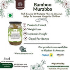 AL MASNOON Homemade Bamboo Murabba Helps Increasing Height Growth | Bans Ka Murabba 500 grm | Bamboo Shoots Murabba Good for Health 500grms