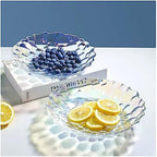Fruit Bowls 2 PCS Home Fruit Plate Luxury Style Premium Fruit Plate Living Room Coffee Table Candy Plate Snack Plate Decorative Fruit Basket (Color : Gold)
