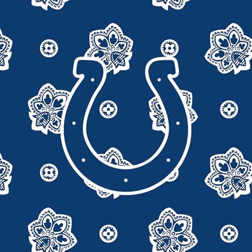 Vera Bradley Women's Cotton Nfl Medium Cosmetic Makeup Organizer Bag (Multiple Teams Available), Dallascowboysonblue/Graybandana, One Size