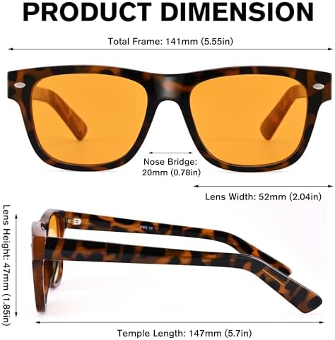 Pro Acme Blue Light Blocking Glasses for Woman Amber Gaming Glasses for Men Computer Glasses for Eyes Strain