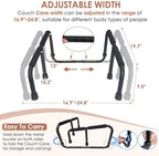 NEPPT Couch Cane Stand Lift Assist for Elderly Standing Aids Supports Assistance Couch Assist Rail Seniors Fall Prevention Devices Grab Bar Portable Chair Cane