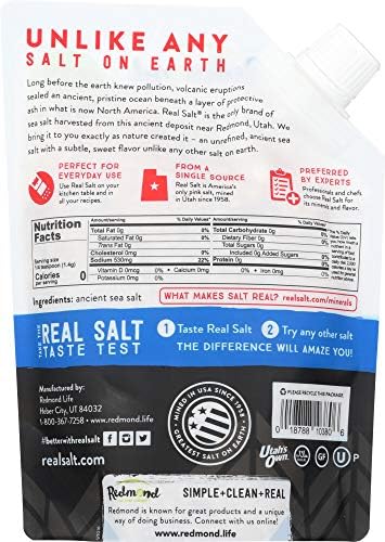 REDMOND REAL SALT Course Salt, 16 OZ