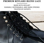 Cobbler's Choice Co. Kevlar Blend Boot Laces - For Work, Hiking, and Casual Boots, Durable, Heavy Duty and Weather Resistant
