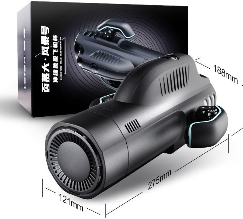 JITEM Portable Utility Tool, Multifunctional Men's Fitness Equipment, Multi-Frequency Telescopic Rotation, Intelligent Heating, size