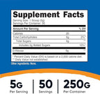 Nutricost D-Ribose Powder (250 Grams)