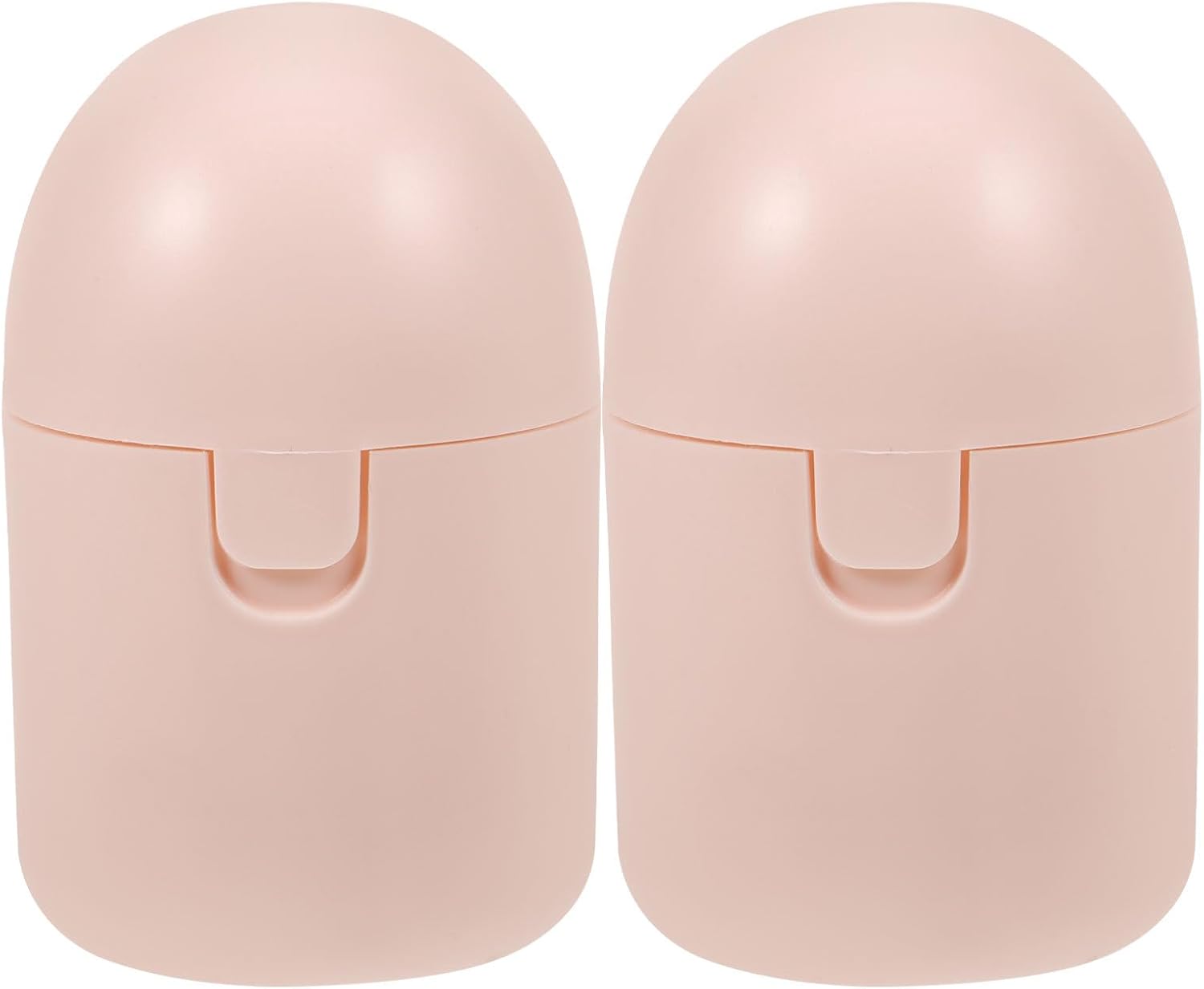 Healeved Storage Box 2pcs Portable Plastic Holder Leakproof Small Travel Case for Women Reusable Menstruation Care Organizer Pink