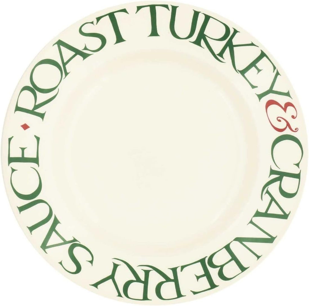 Emma Bridgewater Christmas Toast & Marmalade Roast Turkey 10 1/2 Inch Plate