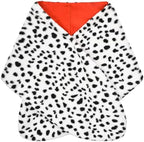 HMPRT Halloween Costume Women 2025- Dalmatian Shawl, Red Gloves, Necklace and Wig Cap Accessories for Adult (Short Wig)