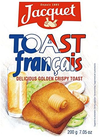 Jacquet Toast Francais - 200g - (pack of 4)