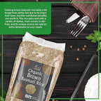 Jiva Organic Brown Basmati Rice 10 Pound Bag - Premium Quality from India