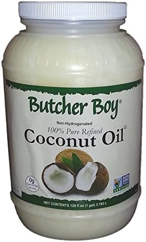 Butcher Boy 76°f 100% Pure Refined Coconut Oil 1 Gallon