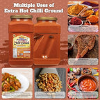Rani Extra Hot Chilli Powder Indian Spice 80oz (5lbs) 2.27kg Bulk PET Jar ~ All Natural | No Color added | Gluten Friendly | Vegan | NON-GMO | No Salt or fillers