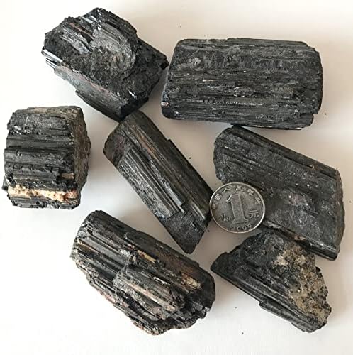 100g Pack Natural Black Crystal Gemstone Collectibles Rough Rock Mineral Specimen Stone Home Decor