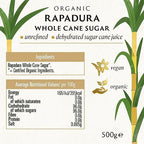 BIONA Organic Rapadura Cane Sugar, 500 GR