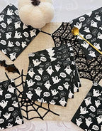 AM Décor - 20 Count Soft 3-Ply Tissue Decoupage Luncheon Paper Napkins -13" x 13" (Unfolded), Boo Halloween