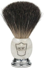 Parker 29L Safety Razor Shave Set - Includes Black Badger Brush, Stand & Parker 29L Butterfly Open Safety Razor