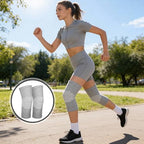 2 PCS Bamboo Charcoal Knee Sleeve Compression Knee Sleeve Elastic Thicken Warm Knees Brace for Arthritis Pain Enhanced Comfort Running Cycling Ski Dance Men Women (X-Large)