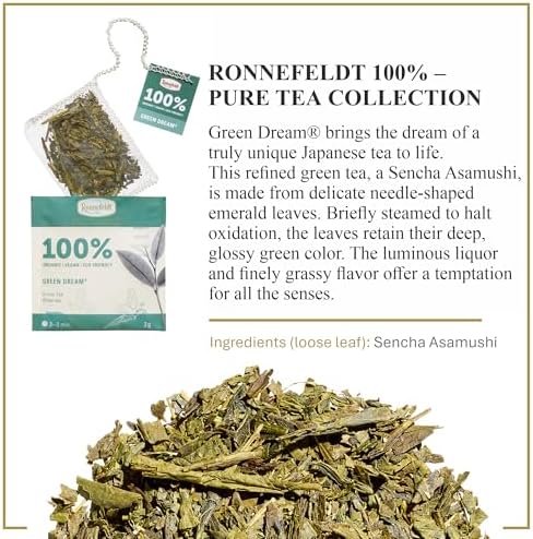 Ronnefeldt 100% Very Early Grey – German Loose Leaf Earl Grey Black Tea with Natural Bergamot – Bold & Aromatic – Caffeine Boost – 15 Individually Wrapped Bags