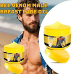 2PCS Bee Venom Gynecomastia Oil, Bee Venom Gynecomastia Cream, 2025 New Chest Muscles Bee Venom Oil,Strengthen The Chest Muscles 50G*2