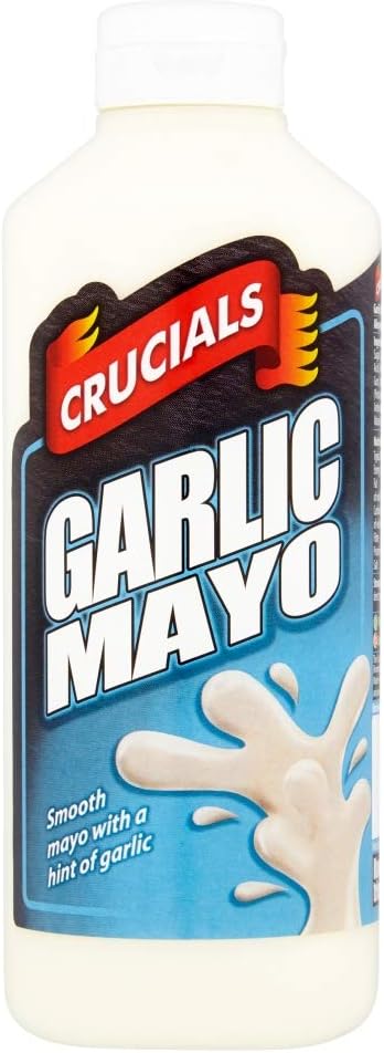 Crucials Garlic and Mayo Squeezy Sauce 500ml, Pack of 1 | Don't Forget About : tartar sauce egg mayo sandwich filler alioli garlic spanish dip rustlers burgers sandwich