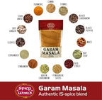 Spicy World Garam Masala Powder 7-Ounce (15 Premium Spice Blend) | Salt Free, Vegan | Indian Origin | Garam Masala Spice Powder
