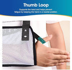 Mesh Arm Shoulder Sling Medical Shoulder Immobilizer for Shoulder Injury Torn Rotator Cuff, Breathable Arm Brace for Shower, Right Left Arm Stabilizes Elbow Arm Wrist Injury for Men Women (White)
