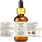 Greenwood Essential Ginko Root Oil (Ginkgo biloba) with Glass Dropper | Cold Pressed | Natural | Undiluted | for Diluting Essential Oils | for Skin & Massage | Men & Women | 10ml (0.33 oz)