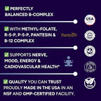 Low Dose B-Complex - 60 Capsules - Complete Daily Support - Well Tolerated, Easy to Swallow - Supports Energy & Wellness