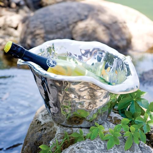 Beatriz Ball Vento Ice Bucket, Metallic