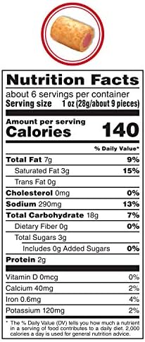 COMBOS Pepperoni Pizza Cracker Baked Snacks 6.3-Ounce Bag
