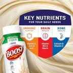 BOOST High Protein with Fiber Ready to Drink Complete Nutritional Drink, Very Vanilla, 8 fl oz Bottle, 24 Pack