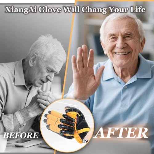 Upgraded 6th Generation Rehabilitation Robot Gloves For Stroke,Hands Spasticity, Rehabilitation Glove For Hand Therapy,Hand Exercisers For Therapy.