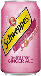 Schweppes Raspberry Ginger Ale - 12 oz cans - 12pk