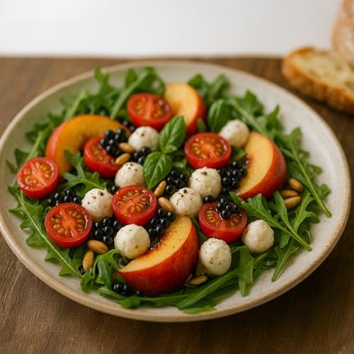 Balsamic Vinegar Pearls, 24.69 oz Jar – Rich Balsamic Vinegar Flavor from Modena – Ideal for Salads, Carpaccio, Cheese & Desserts