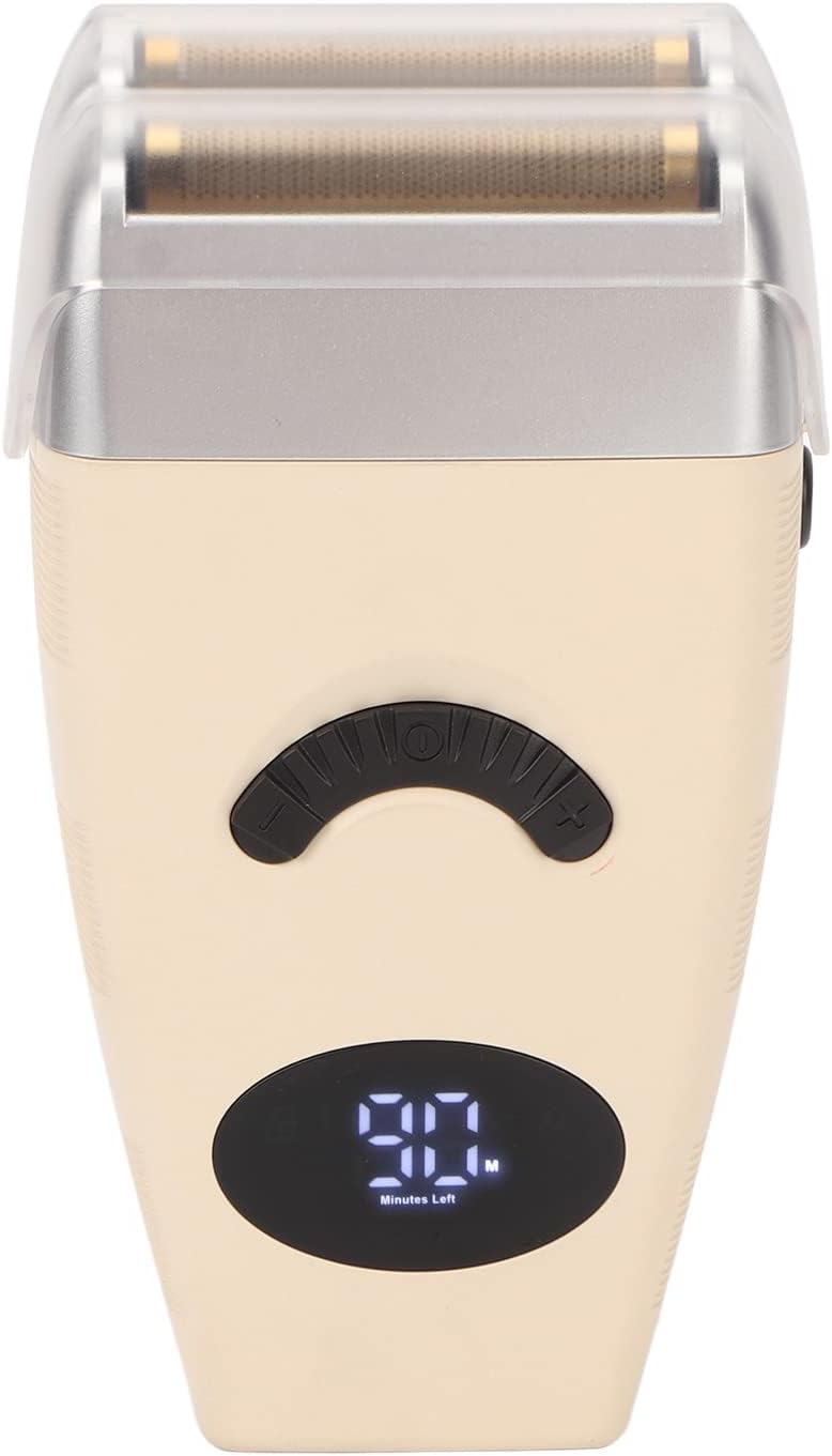ANGGREK Beard Trimmer, USB Electric Hair Trimmer for Men Rechargeable Hair Grooming Machine Wet Dry Hair Clipper