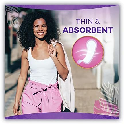 Always 10796PK Dailies Thin Liners, Regular, 120/Pack