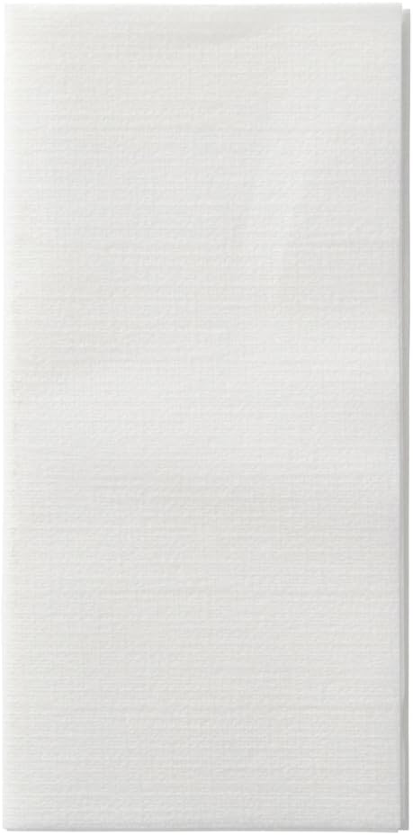 Hoffmaster 120072 Linen-Like Select Dinner Napkin, 17" Length x 17" Width, White, 1/8 Fold (Case of 300)