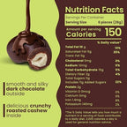 Nutic Dark Chocolate Covered Cashews - 2 Lb, Irresistibly Rich Dark Chocolate Coating, Perfect Holiday Treats & Snacks, Made in the USA - (Pack of 1)