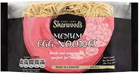 Sharwood's Medium Egg Noodles (375g) - Pack of 2