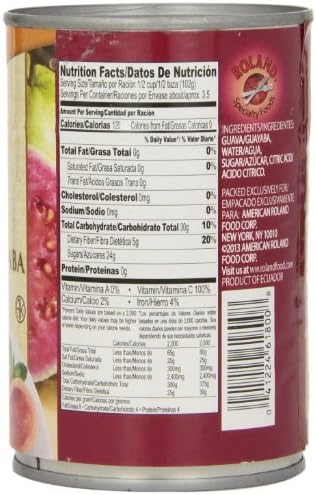 Roland Foods Guava Shells in Heavy Syrup, 14.1 Ounce