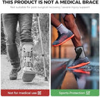 Inflatable Ankle Brace with Dual Airbag Support, Adjustable Compression Elastic Cross Straps for Sprains, Minor Injuries, Lightweight Breathable Design