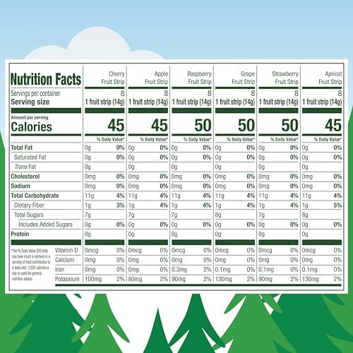 Black Forest, Stretch Island, Fruit Strips, Cherry, Apple, Raspberry, Grape, Strawberry, and Apricot, Zero Grams Added Sugar Non-GMO, 48 ct