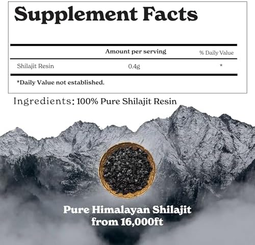 Better Alt Pure Himalayan Shilajit Resin Pack of 2 High Potency Gold Grade 150 Servings for Energy Boost & Immune Support, 85+ Trace Minerals, 75%+ Fulvic Acid, with Lab Test Report,400 mg