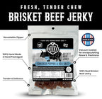 Boston Brisket Works - Black Label Premium Beef Brisket Jerky - Black Pepper & Sea Salt Flavor